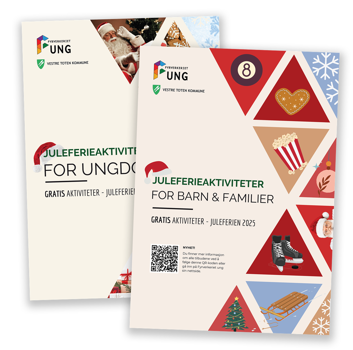 Illustrasjonsbilde av juleprogrammene 2025 for Vestre Toten kommune - Klikk for stort bilde