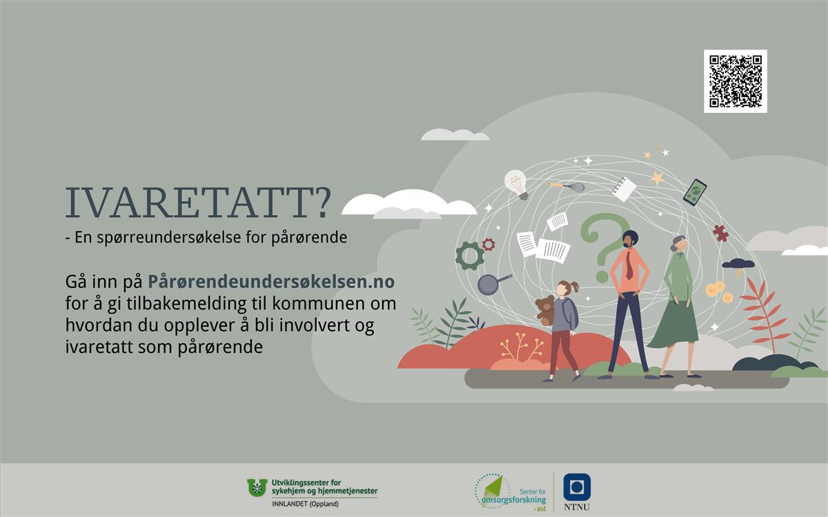 Informasjonsplakat for spørreundersøkelsen IVARETATT? - Klikk for stort bilde