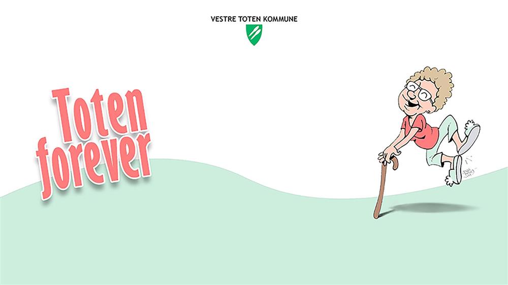 Teamsbakgrunn 14:  Toten forever!  Tegning og design: Jørn Melnes - Klikk for stort bilde