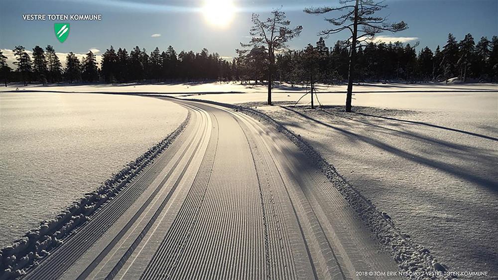 Teamsbakgrunn 17: Vardalsåsen. Foto: Tom Erik Nyborg - Klikk for stort bilde