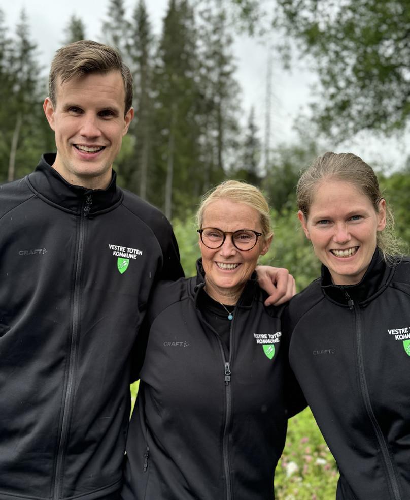 Bilde av personer ved Frisklivssentralen i Vestre Toten kommune - Klikk for stort bilde